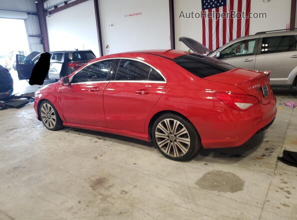 WDDSJ4EB7JN626713 2018 MERCEDES-BENZ CLA-CLASS Красный Задняя левая четверть