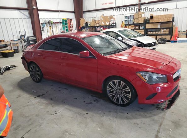 WDDSJ4EB7JN626713 2018 MERCEDES-BENZ CLA-CLASS Красный Передняя правая четверть