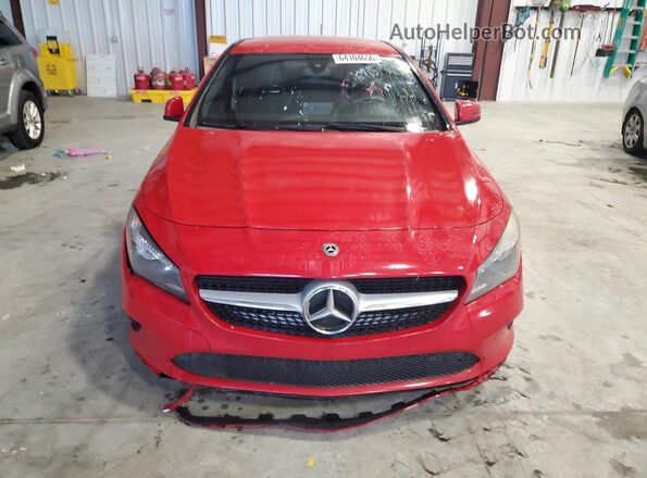 WDDSJ4EB7JN626713 2018 MERCEDES-BENZ CLA-CLASS Красный Вид спереди
