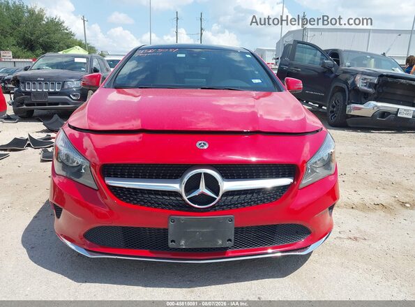 WDDSJ4EB7JN653149 2018 MERCEDES-BENZ CLA 250 Red Սալոնի հետևի տեսք