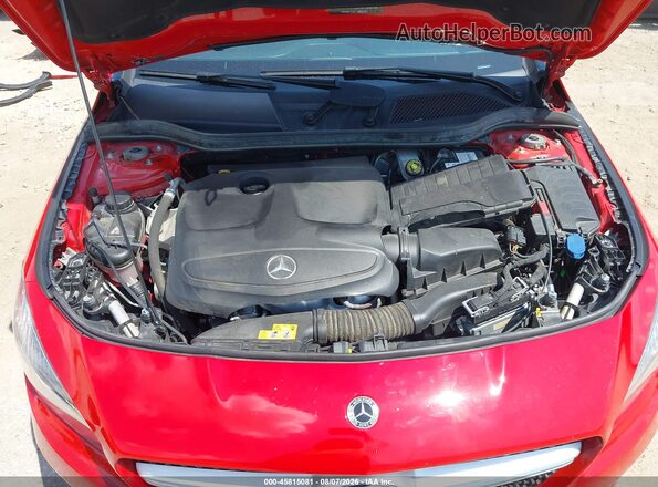 WDDSJ4EB7JN653149 2018 MERCEDES-BENZ CLA 250 Red Հետևի տեսք