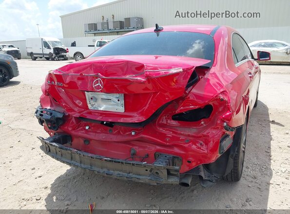 WDDSJ4EB7JN653149 2018 MERCEDES-BENZ CLA 250 Red Դիմացի տեսք