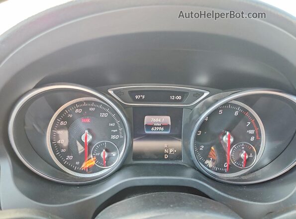 WDDSJ4EB7KN707972 2019 MERCEDES-BENZ CLA-CLASS White Вид щитка приладів
