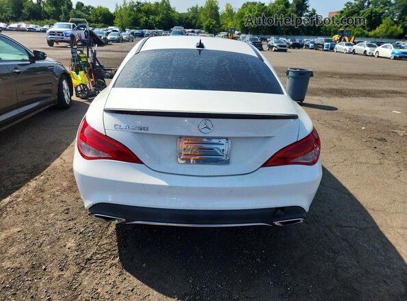 WDDSJ4EB7KN707972 2019 MERCEDES-BENZ CLA-CLASS White Вид ззаду