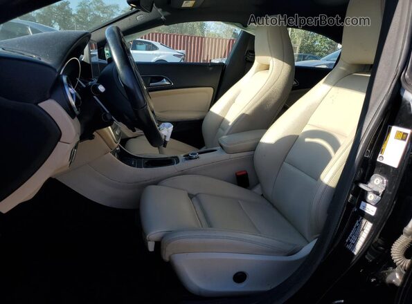 WDDSJ4EB7KN750806 2019 MERCEDES-BENZ CLA-CLASS Black წინა სალონის ხედი