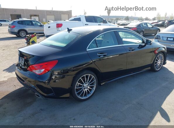 WDDSJ4EB8GN302713 2016 MERCEDES-BENZ CLA 250 Black Tył prawy