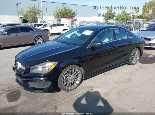 WDDSJ4EB8GN302713 2016 MERCEDES-BENZ CLA 250 Black Przód lewy