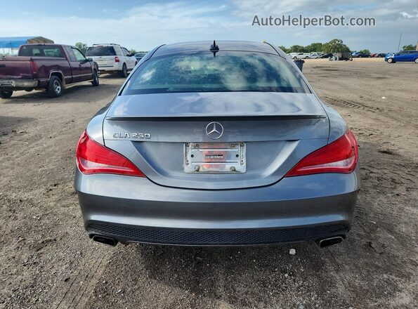WDDSJ4EB8GN368498 2016 MERCEDES-BENZ CLA-CLASS Gray Rear view