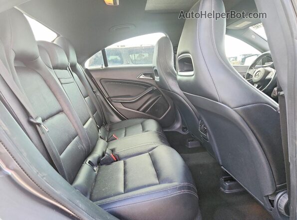 WDDSJ4EB8GN368498 2016 MERCEDES-BENZ CLA-CLASS Gray Rear seats view