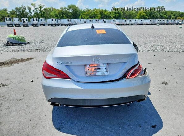 WDDSJ4EB8GN374382 2016 MERCEDES-BENZ CLA-CLASS Silver Հետևի տեսք