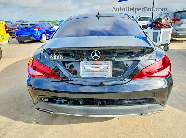 WDDSJ4EB8HN421122 2017 MERCEDES-BENZ CLA-CLASS Black Հետևի տեսք