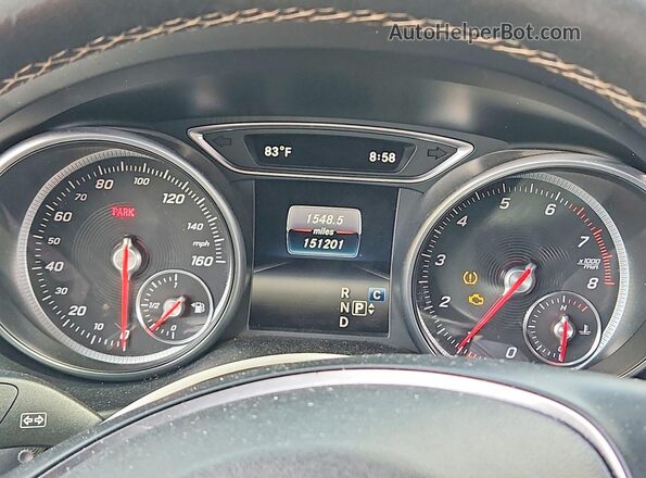 WDDSJ4EB8HN421122 2017 MERCEDES-BENZ CLA-CLASS Black Սարքավորումների վահանակի տեսք