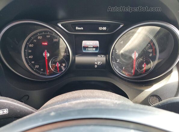 WDDSJ4EB8HN439779 2017 MERCEDES-BENZ CLA-CLASS Black Instrument cluster view