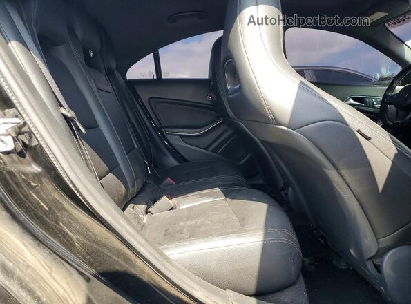WDDSJ4EB8HN439779 2017 MERCEDES-BENZ CLA-CLASS Black Rear seats view