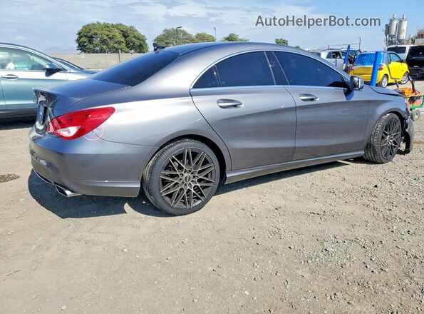 WDDSJ4EB9GN289549 2016 MERCEDES-BENZ CLA-CLASS Gray Trasero derecho