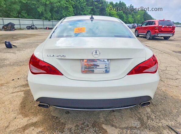 WDDSJ4EB9GN371832 2016 MERCEDES-BENZ CLA-CLASS White Widok z tyłu