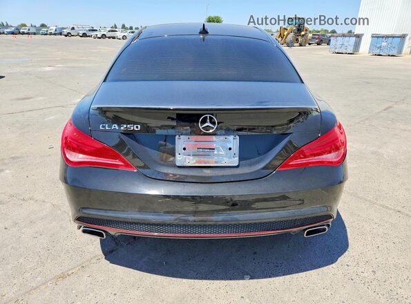 WDDSJ4EB9GN377842 2016 MERCEDES-BENZ CLA-CLASS Black Vista trasera