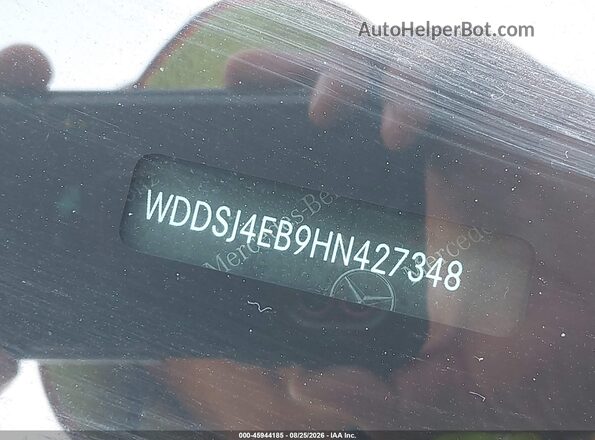 WDDSJ4EB9HN427348 2017 MERCEDES-BENZ CLA 250 Черный Вид подкапотного пространства