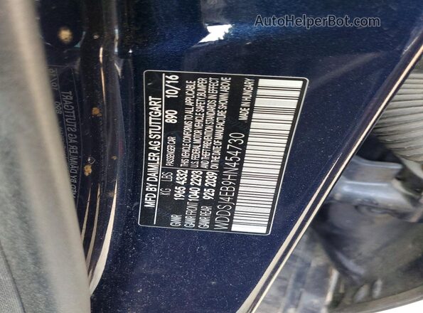 WDDSJ4EB9HN454730 2017 MERCEDES-BENZ CLA-CLASS Blue Widok komory silnika