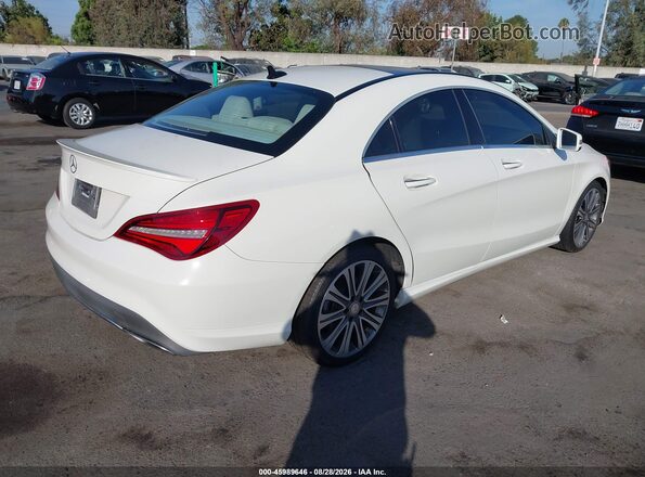 WDDSJ4EB9JN513975 2018 MERCEDES-BENZ CLA 250 White Задня права чверть