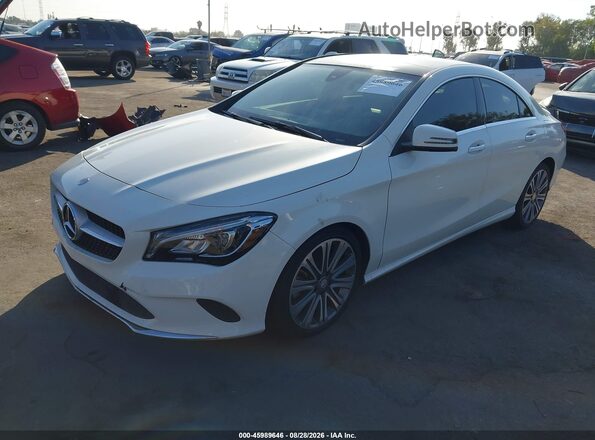 WDDSJ4EB9JN513975 2018 MERCEDES-BENZ CLA 250 White Передня ліва чверть