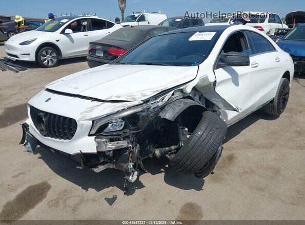 WDDSJ4EB9KN749446 2019 MERCEDES-BENZ CLA 250 White წინა მარცხენა ხედი სამი მეოთხედიდან