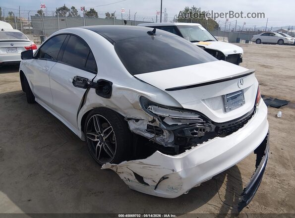 WDDSJ4EB9KN767378 2019 MERCEDES-BENZ CLA 250 White Trasero izquierdo