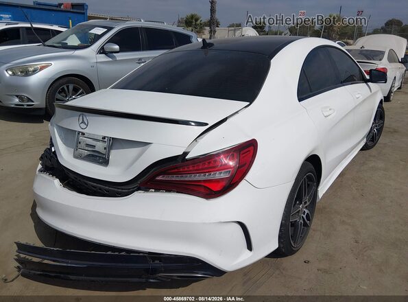 WDDSJ4EB9KN767378 2019 MERCEDES-BENZ CLA 250 White Trasero derecho