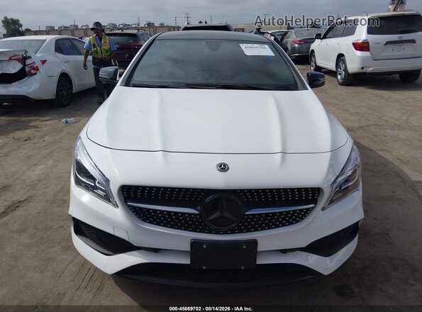 WDDSJ4EB9KN767378 2019 MERCEDES-BENZ CLA 250 White Vista del cuadro de instrumentos