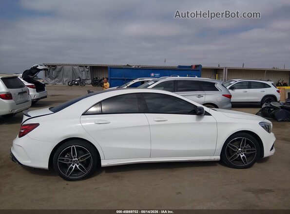 WDDSJ4EB9KN767378 2019 MERCEDES-BENZ CLA 250 White Vista interior trasera