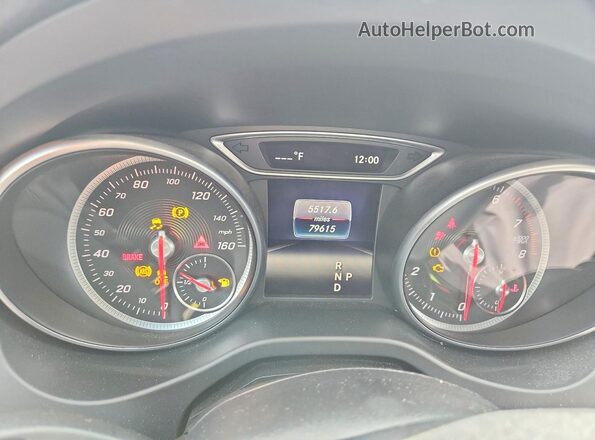 WDDSJ4EBXKN749956 2019 MERCEDES-BENZ CLA-CLASS Gray Vista del cuadro de instrumentos