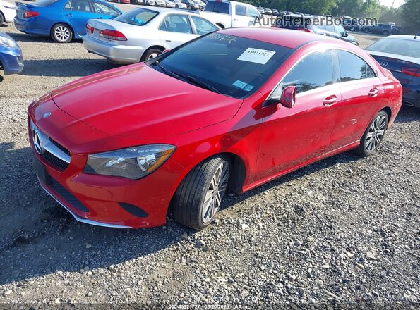 WDDSJ4GB0JN501372 2018 MERCEDES-BENZ CLA 250 Red Front left