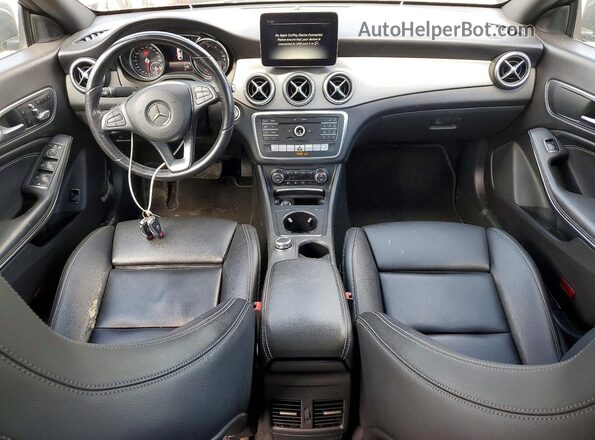 WDDSJ4GB0KN715893 2019 MERCEDES-BENZ CLA-CLASS Gray Dashboard view