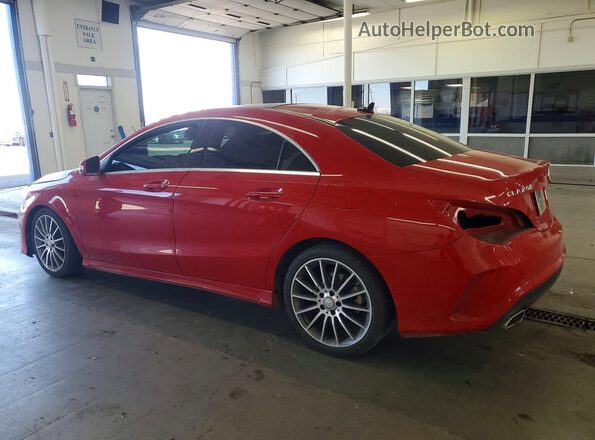 WDDSJ4GB2GN332299 2016 MERCEDES-BENZ CLA-CLASS Red Հետևի ձախ