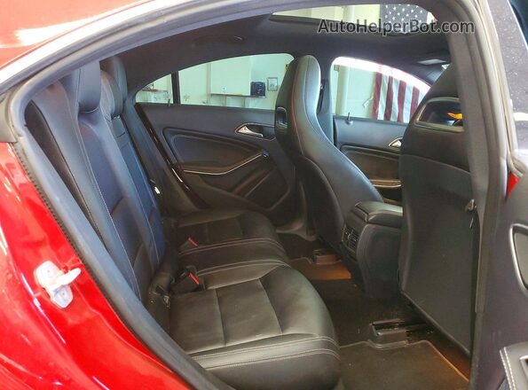 WDDSJ4GB2GN332299 2016 MERCEDES-BENZ CLA-CLASS Red Հետևի նստատեղերի տեսք