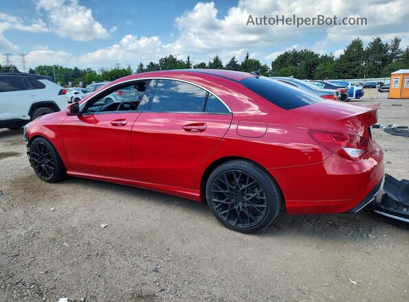 WDDSJ4GB2HN489218 2017 MERCEDES-BENZ CLA-CLASS Red Задня ліва чверть
