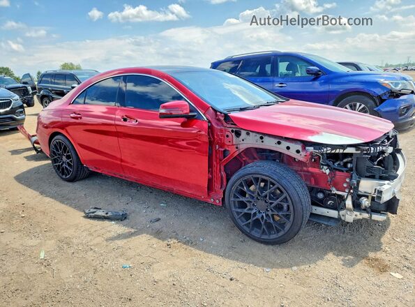 WDDSJ4GB2HN489218 2017 MERCEDES-BENZ CLA-CLASS Red Передня права чверть