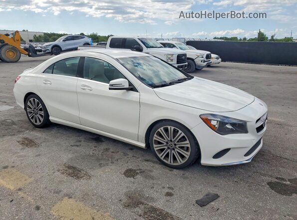 WDDSJ4GB2JN691806 2018 MERCEDES-BENZ CLA-CLASS White Przód prawy