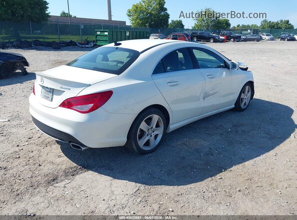 WDDSJ4GB5GN307221 2016 MERCEDES-BENZ CLA 250 Белый Задняя правая четверть