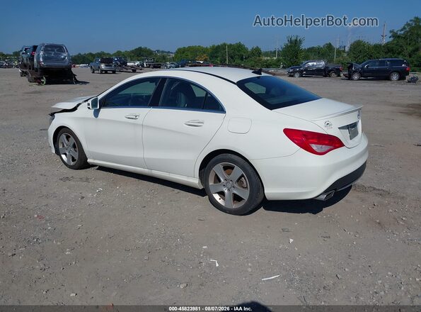 WDDSJ4GB5GN307221 2016 MERCEDES-BENZ CLA 250 Белый Задняя левая четверть