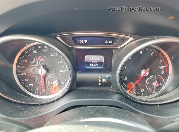 WDDSJ4GB7JN580314 2018 MERCEDES-BENZ CLA-CLASS Silver Instrument cluster view
