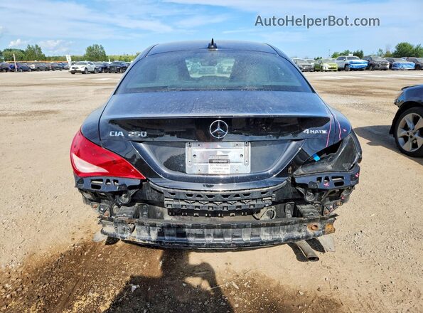 WDDSJ4GBXHN441112 2017 MERCEDES-BENZ CLA-CLASS Black Հետևի տեսք