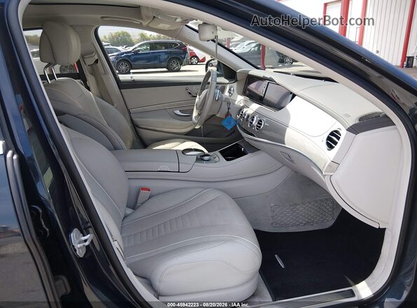 WDDUG6DB2GA275309 2016 MERCEDES-BENZ S 550 PLUG-IN HYBRID Gray Вид салону спереду