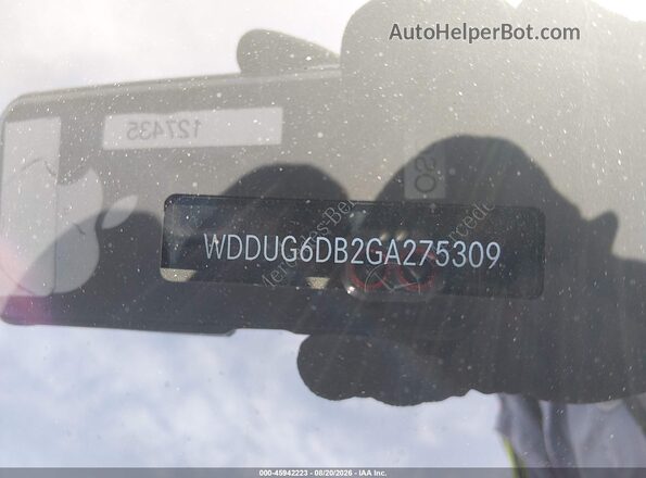 WDDUG6DB2GA275309 2016 MERCEDES-BENZ S 550 PLUG-IN HYBRID Gray Вид підкапотного простору