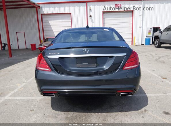 WDDUG6DB2GA275309 2016 MERCEDES-BENZ S 550 PLUG-IN HYBRID Gray 