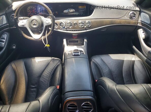 WDDUG6EB1JA373589 2018 MERCEDES-BENZ S Silver Առջևի վահանակի տեսք