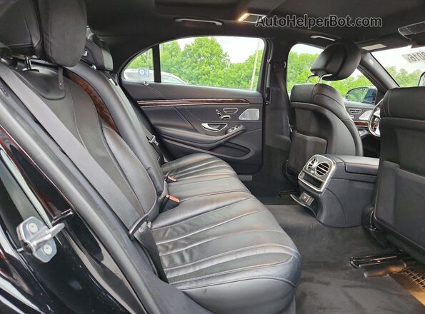 WDDUG6EB1KA455193 2019 MERCEDES-BENZ S Черный Вид задних сидений