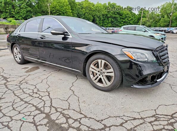 WDDUG6EB1KA455193 2019 MERCEDES-BENZ S Черный Передняя правая четверть