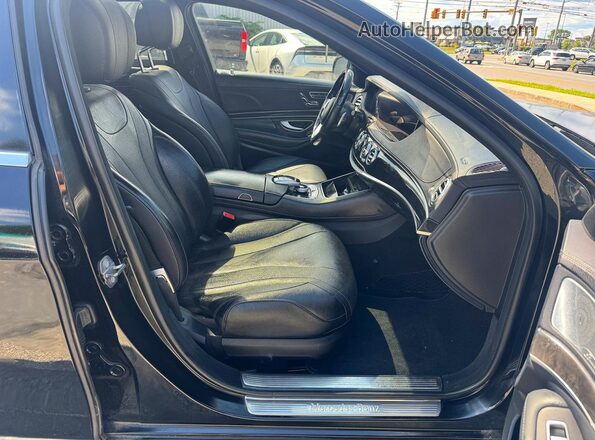 WDDUG6EB4KA444561 2019 MERCEDES-BENZ S Black წინა ხედი