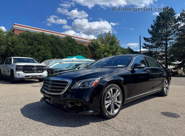 WDDUG6EB4KA444561 2019 MERCEDES-BENZ S Black უკანა მარცხენა